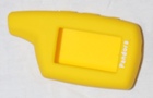 Чехол силиконовый на брелок Pandora 3000/3100/3170 / 3300/3210/3500/3700 жёлтый